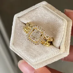 Piedra y doble Cadena talla 8-9