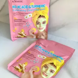 Almohadillas de limpieza facial de Cúrcuma y Ácido Kójico