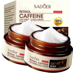 Crema facial hidratante de Retinol y Cafeína Sadöer🤎