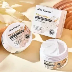 Crema hidratante con función blanqueadora de Extracto de Arroz 🌾