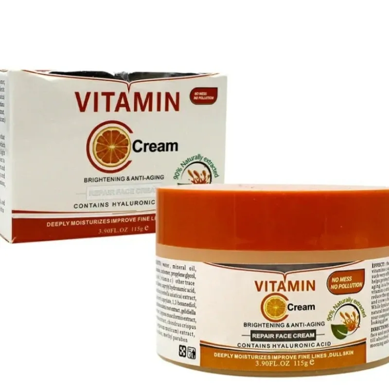 Crema Hidratante de Vitamina C con Ácido Hialurónico 🧡