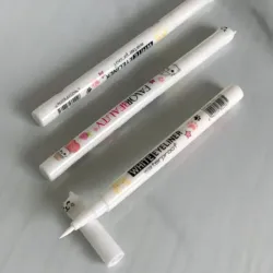Delineador blanco de plumón