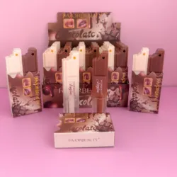 Lip gloss de chocolate 🍫