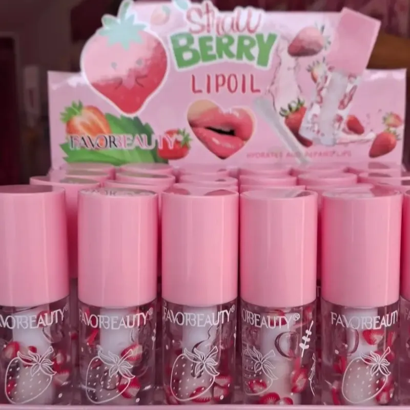 Lip gloss de fresa