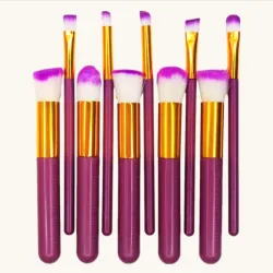 Set de 10 brochas de maquillaje ✨️