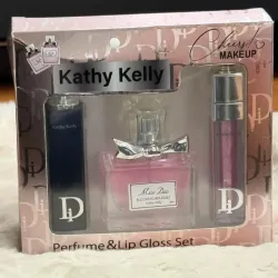 Set de Perfume + Bálsamo + Lip Gloss Imitación Dior