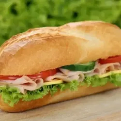 Sándwich de jamón y queso 