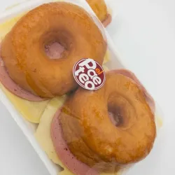 Donas de Jamon y queso gouda