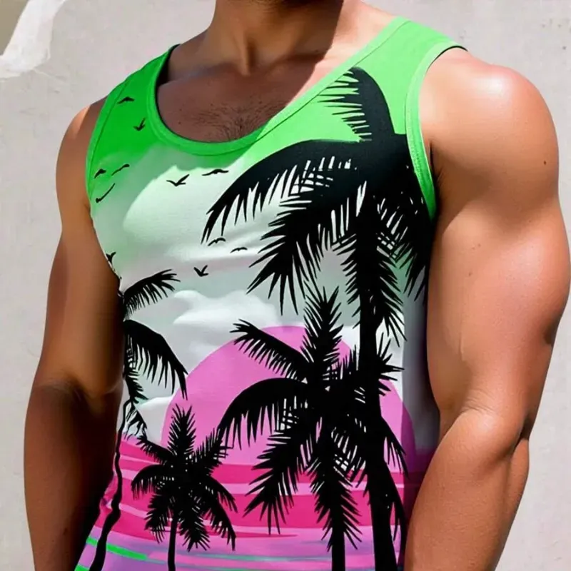 Green Palm Trees