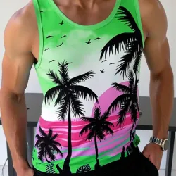 Green Palm Trees
