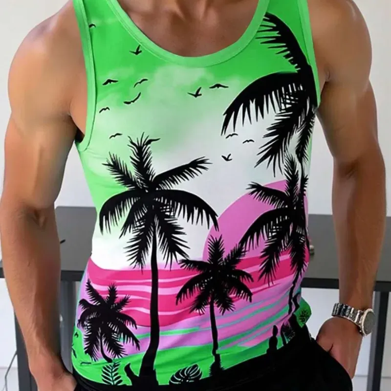 Green Palm Trees
