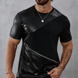 Pullover black petroleum