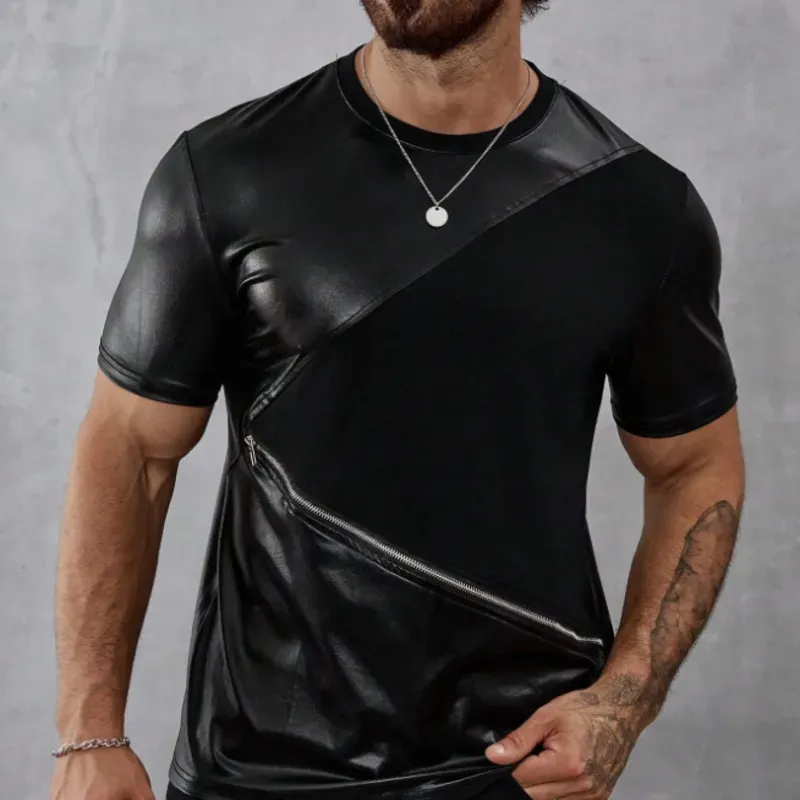 Pullover black petroleum
