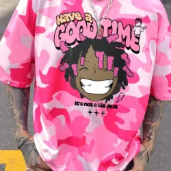Pullover Good Time (rosado)