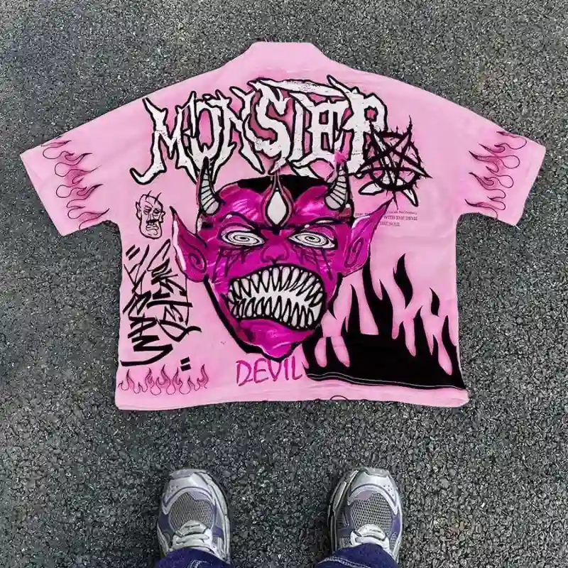 Pullover Pink Devil
