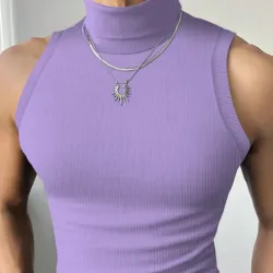 Purple Turtle Neck