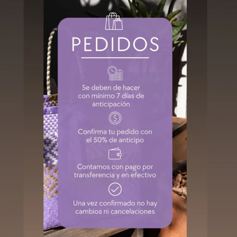 Información sobre los pedidos y el pago de los mismos⤵️