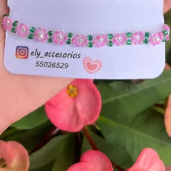 Pulsera de flores 