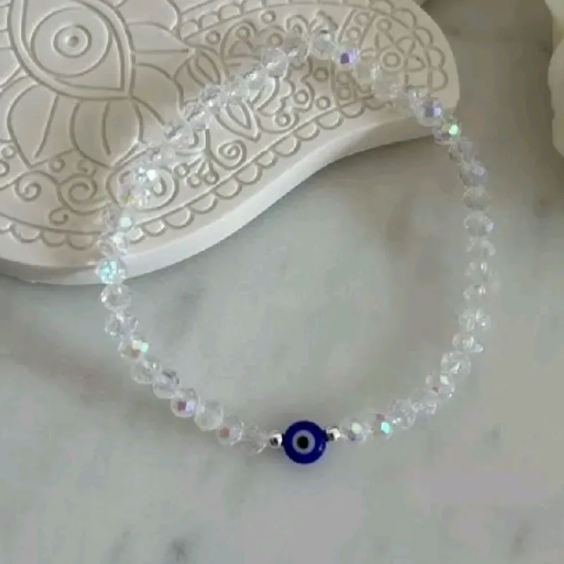 Pulsera de swaroski con ojo turco