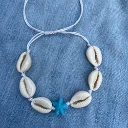 Pulseras de caracoles y estrella de mar