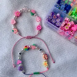 Pulseras de fimos y Perlas 