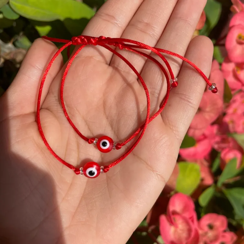 Pulseras sencillas con ojo turco🧿📿