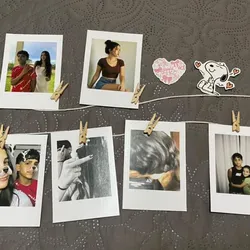 Tendedero polaroid 6 fotos 