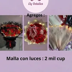 Malla con luces