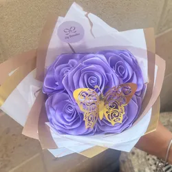 Ramo de 5 rosas eternas 