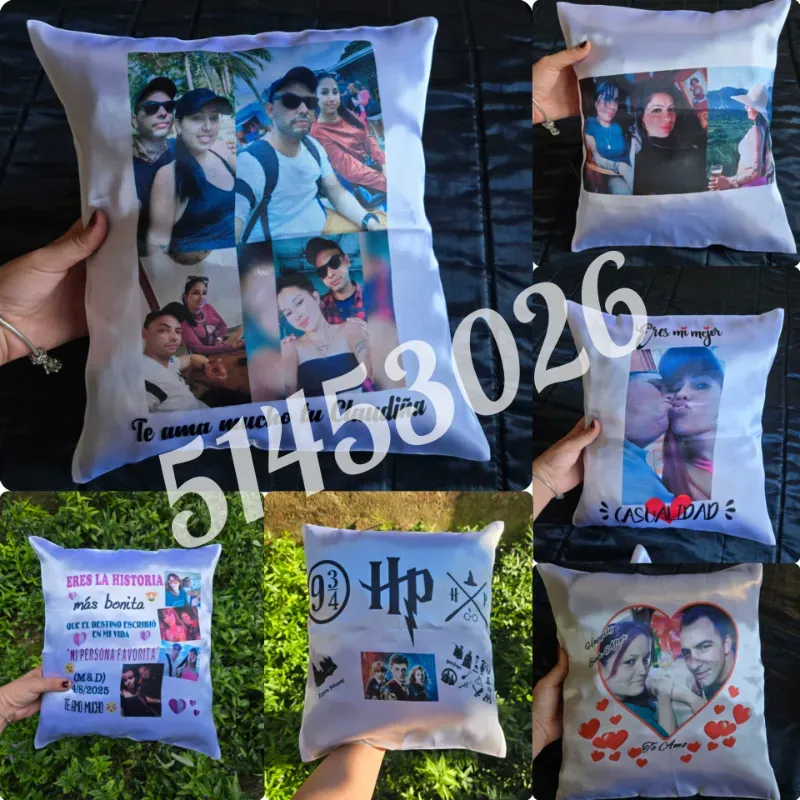 Cojines con forro de satín