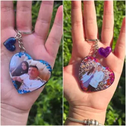 Llavero de resina (foto)