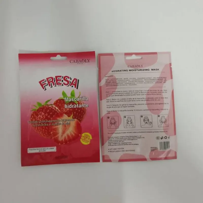Mascarilla facial de fresa 🍓