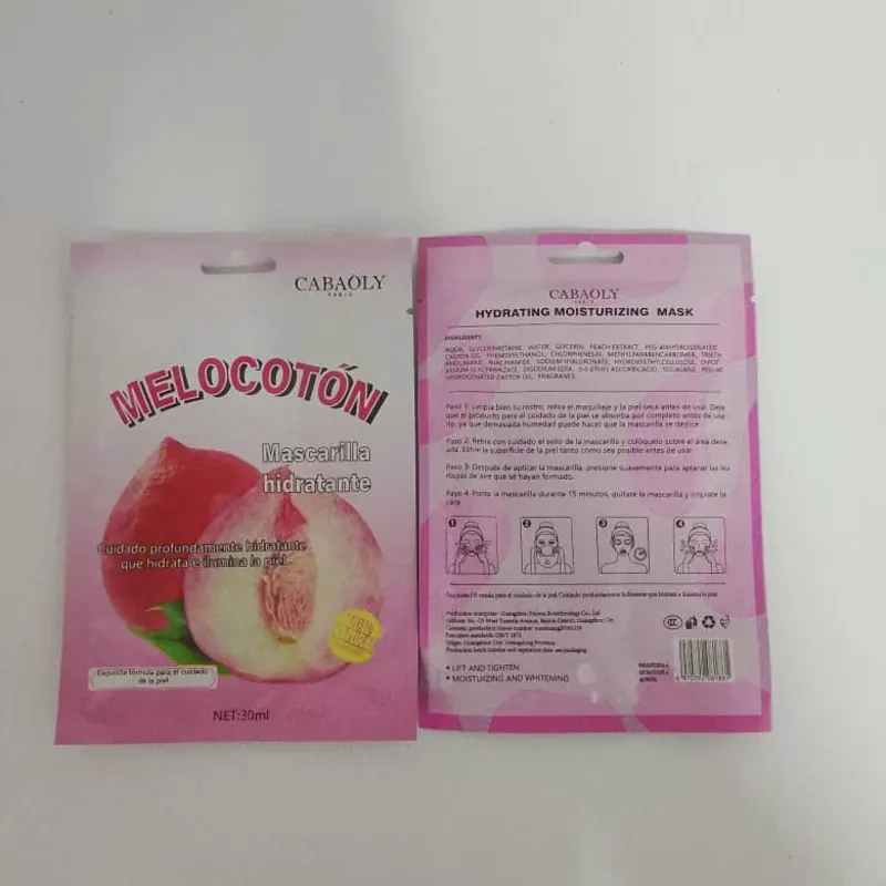 Mascarilla facial de melocotón 🍑