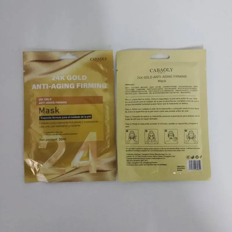 Mascarilla facial de oro 🪙