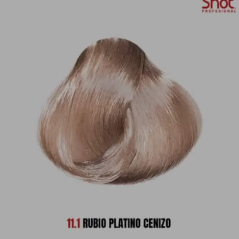 Rubio platino cenizo