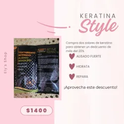 2 keratina Style x más del 20% de descuento