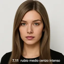 7.11 Rubio medio cenizo intenso