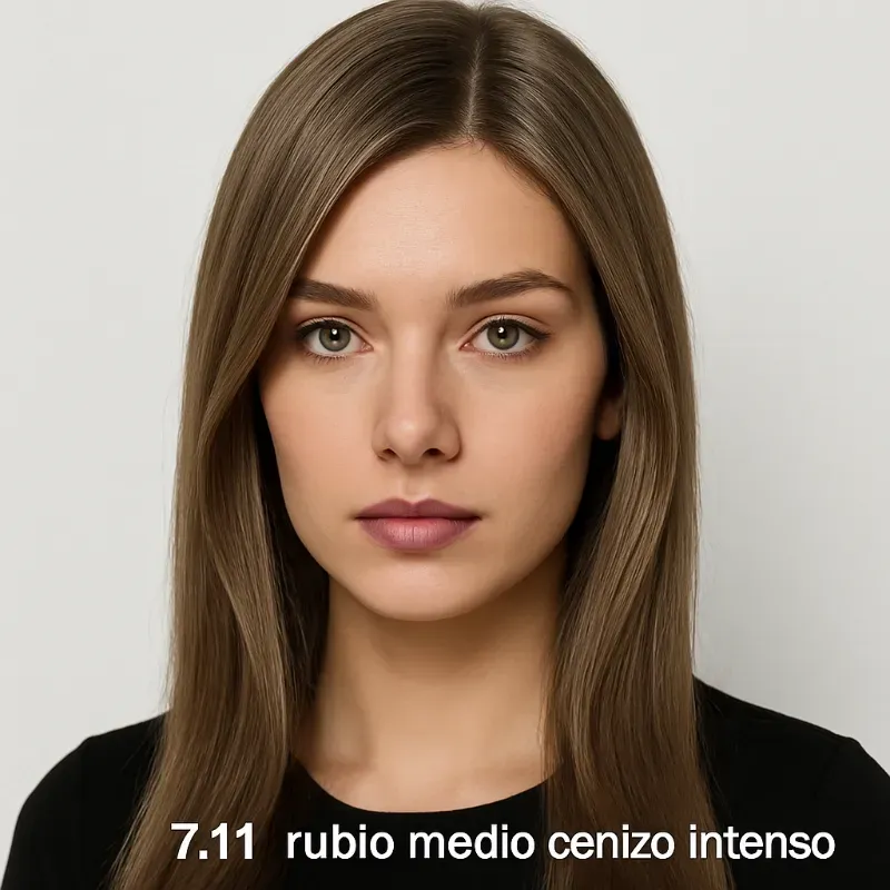 7.11 Rubio medio cenizo intenso