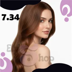 7.34 Rubio medio dorado cobrizo