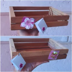 Bandejas con florecitas 