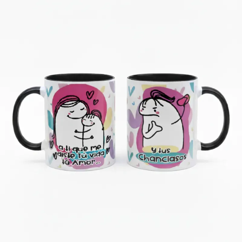 Taza Deformito amor y chanclazos