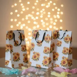 Bolsa mediana Girasoles