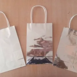 Bolsas medianas (plateadas)