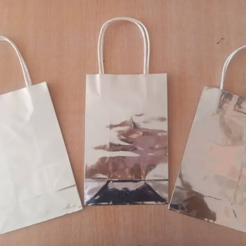 Bolsas medianas (plateadas)