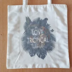 Bolso blanco Love Tropical