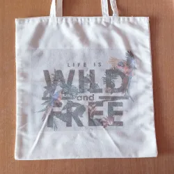 Bolso blanco Wild and free