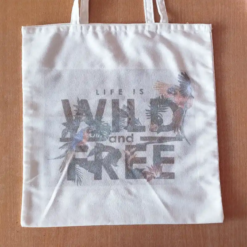 Bolso blanco Wild and free