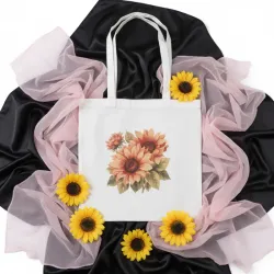 Bolso de lienzo Girasoles