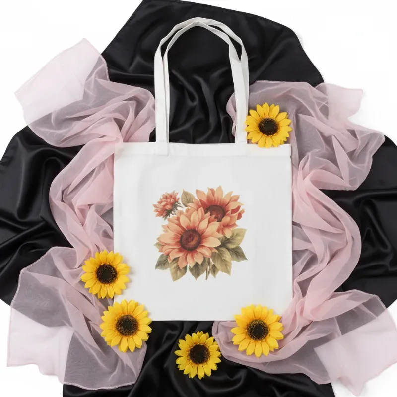 Bolso de lienzo Girasoles