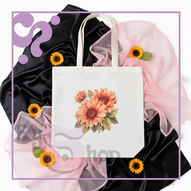 Bolso de lienzo Girasoles